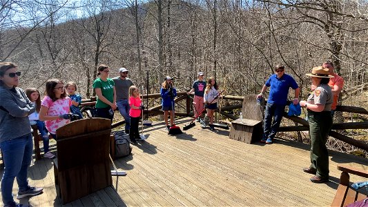 Girl Scouts at Rapidan Camp