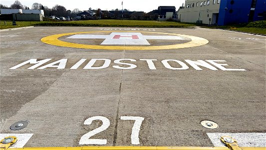 Maidstone Hospital Helicopter Landing Pad