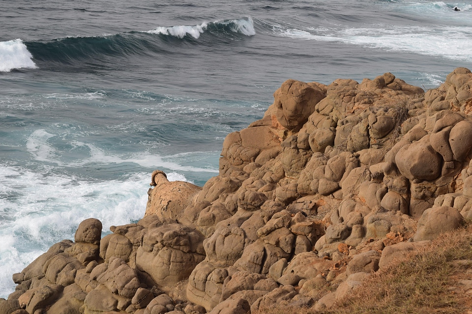 Landscape rocks sea photo