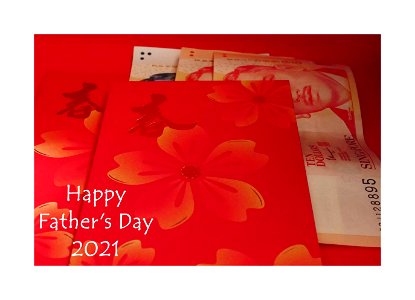 Money as gift for Father's Day photo