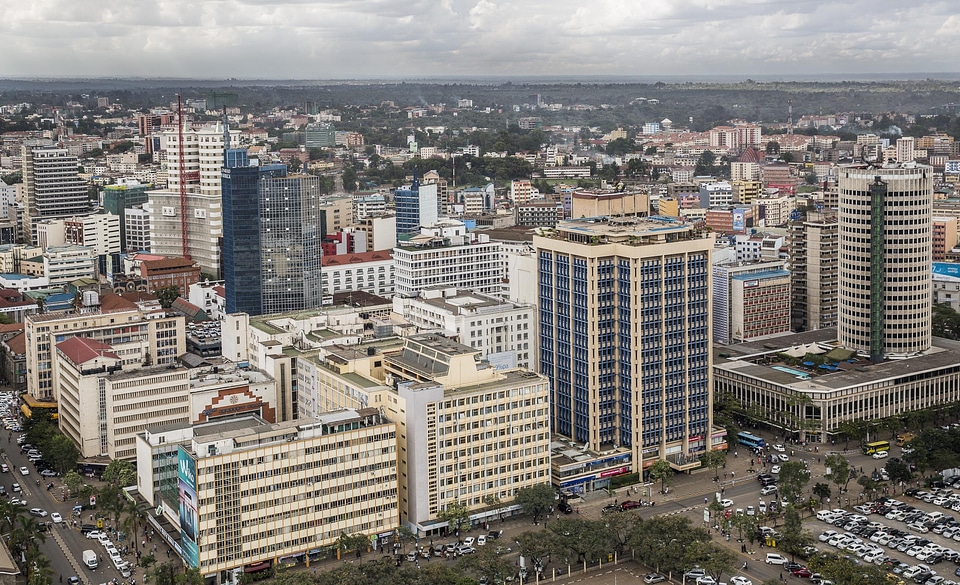 Cityscape buildings architecture