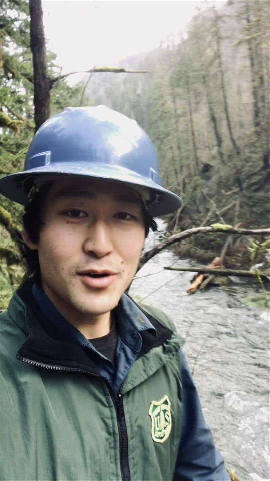 2021-CRGNSA-Landslide education at Eagle Creek Trail with Jay Horita
