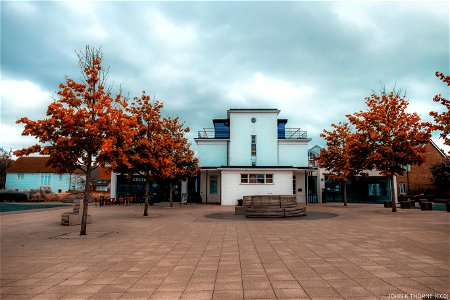 West Malling Airfield Control Tower. Now Costa Coffee Kings Hill