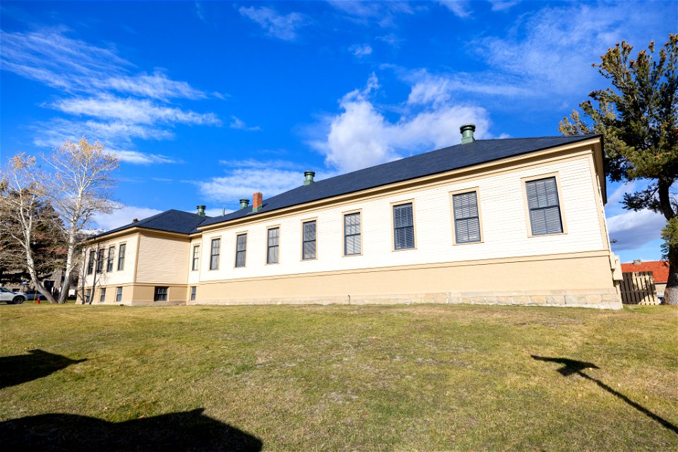 Fort Yellowstone Improvement Project: Canteen reroofing after (2)