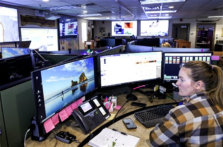MAY 20: The coordination center at the Prescott Fire Center