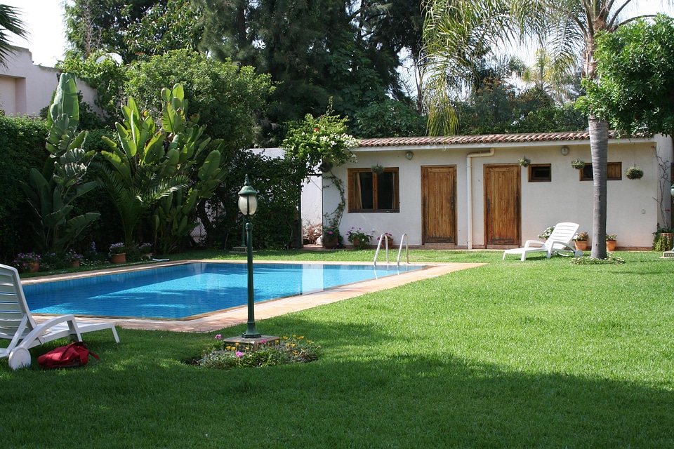 Garden lamp floor swimming pool