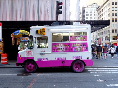 New-York, shakes sundaes cones
