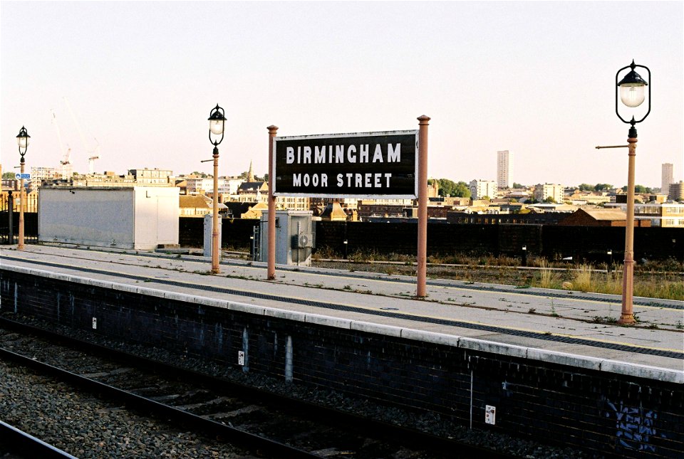 Great Western Railway style station sign