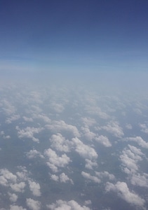 Sky clouds blue photo