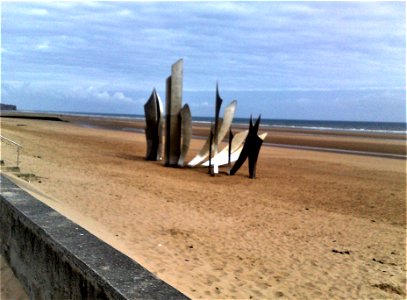 The Signal Monument, "the Braves" Sculpture, Omaha Beach / Juno Beach , Normandy, France