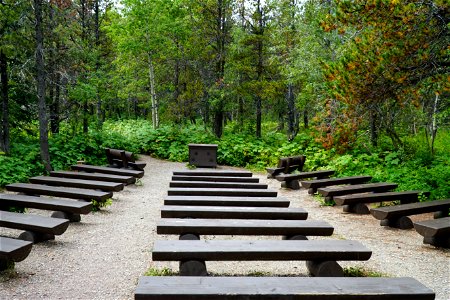 Many Glacier Amphitheatre photo