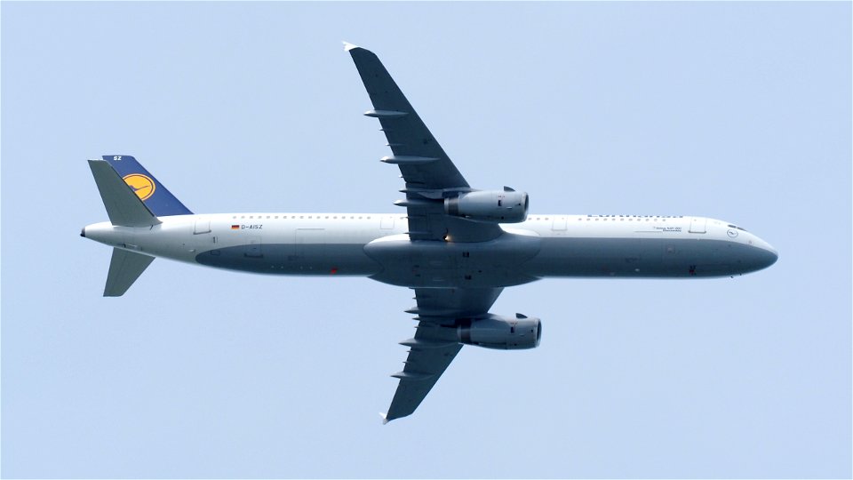 Airbus A321-231 D-AISZ Lufthansa from Rome (6600 ft.) photo