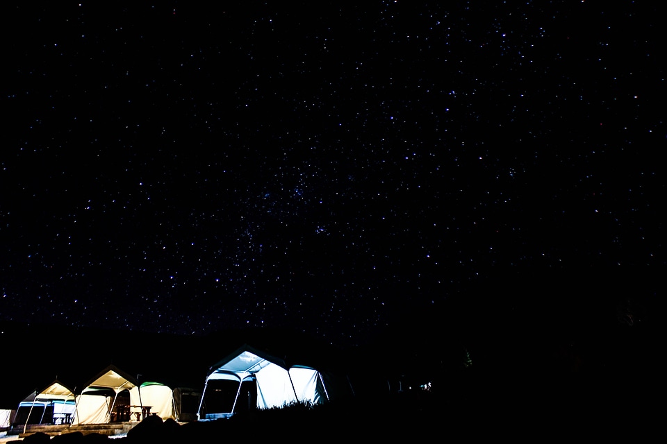 Landscape sky stars