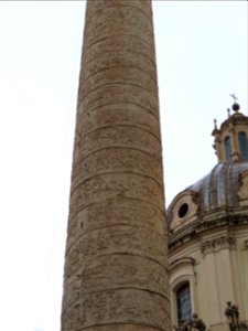 Trajan Column spiral Roman Forum Rome Italy