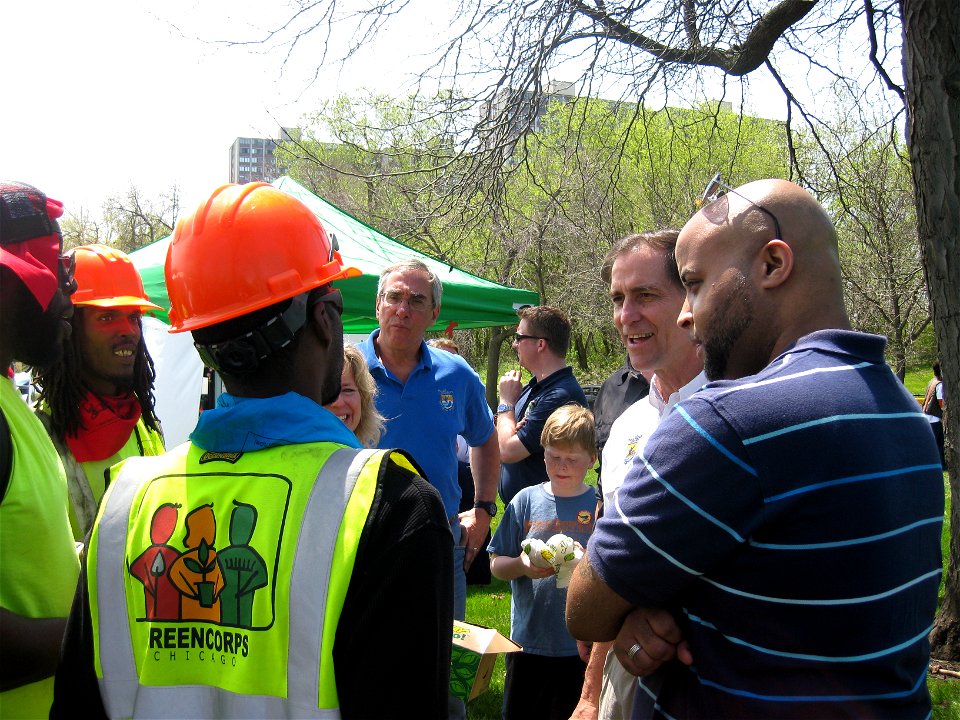 Dan Ashe, Tom Melius and Kevin Davis meet Greencorps