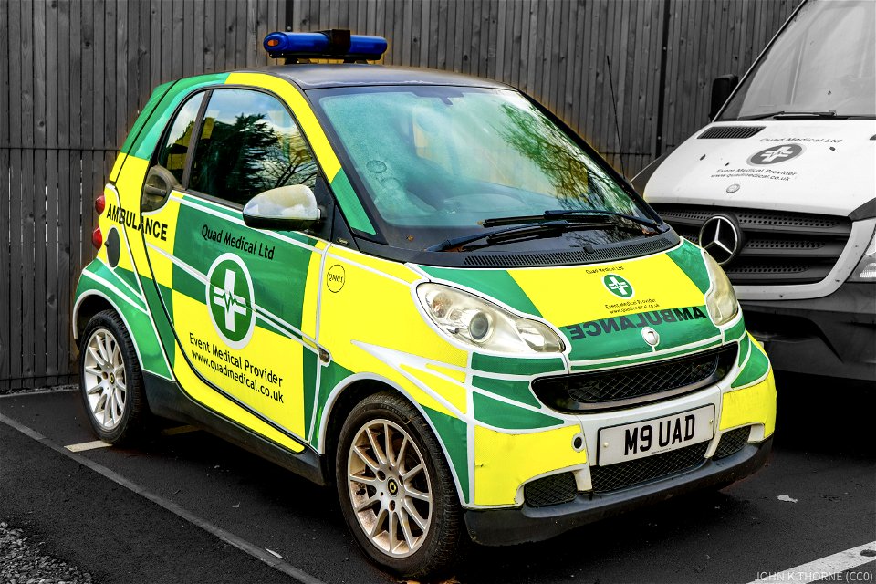 Quad Medical Ambulance Smart Car