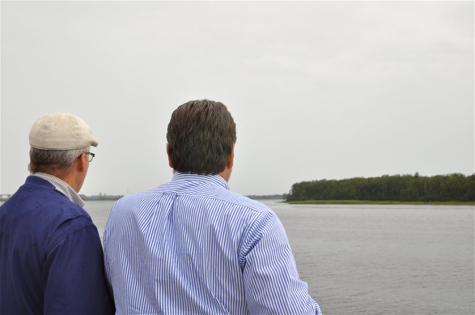 A view from the boat. USFWS Photo.