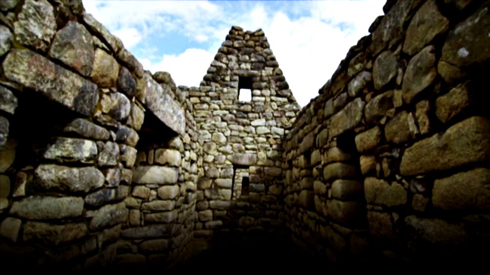 Machu Picchu, Cusco, Perú. Aspecto de una vivienda