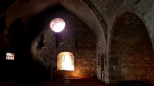 Eglise d'Apchon. Cantal.