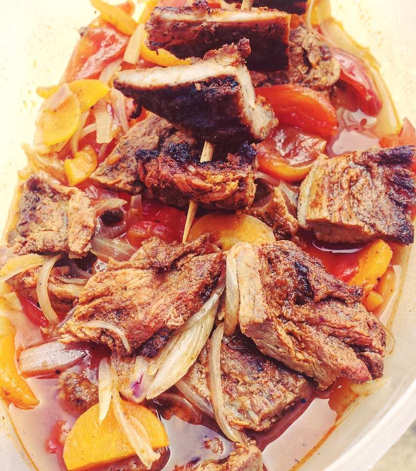 Food meat vegetable