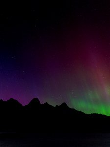 Northern Lights Over the Tetons - 2 photo