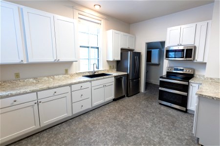 Housing improvement project goal 3 - Soap Suds Row housing (2): after kitchen (2)