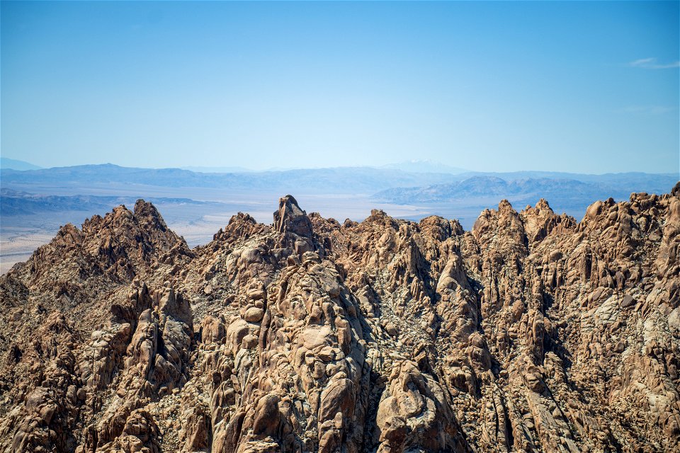 Aerial view of Joshua Tree National Park