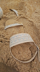 Shoe sea sand sand photo