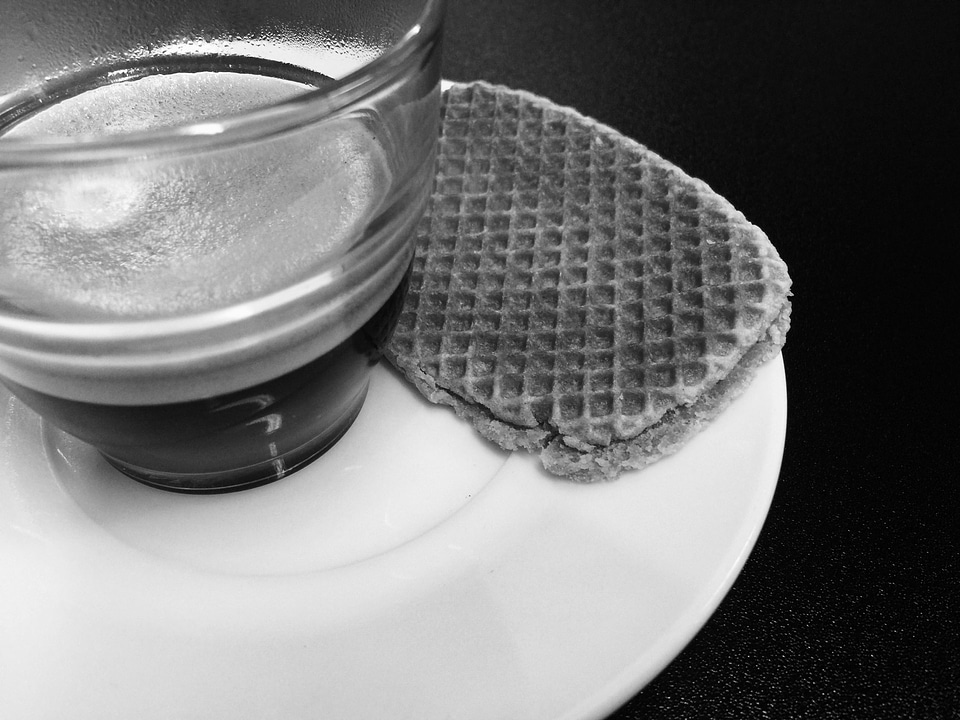 Coffee Wafer Breakfast