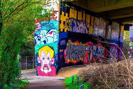 River Medway Towpath. Under the M20 Graffiti Gallery