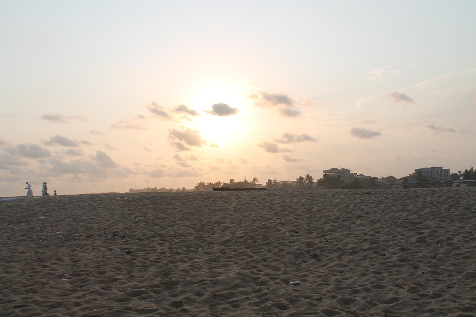 Landscape beach sand