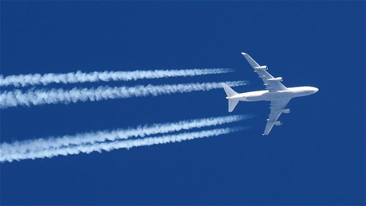 Boeing 747-430 D-ABVZ Lufthansa - Frankfurt to Dubai (37000 ft) photo