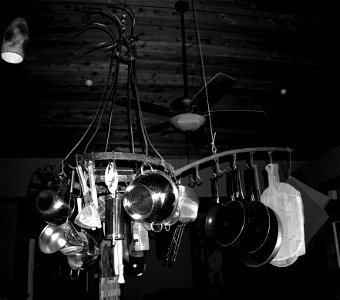 Frying pan pot rack