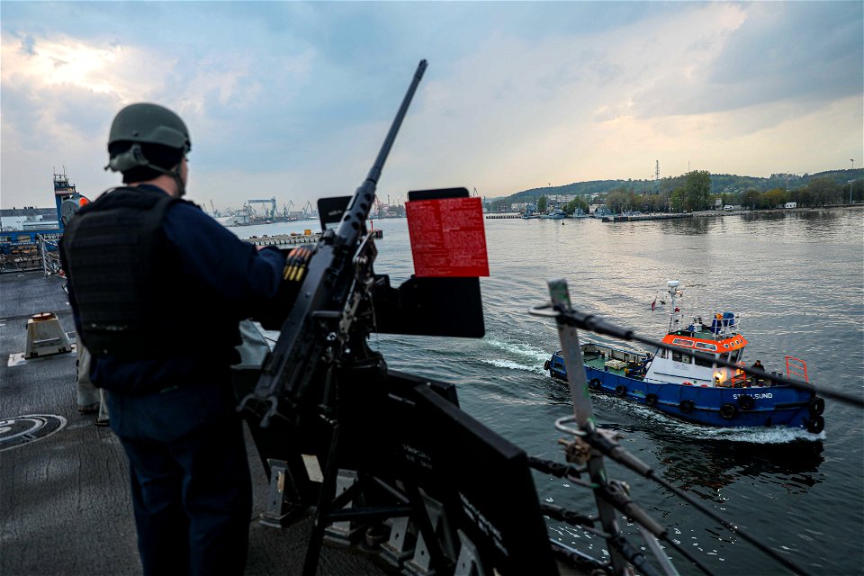 USS Gravely (DDG 107) Departs From Gdynia, Poland, May 11, 2022