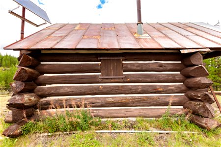 Calfee Creek Patrol Cabin: west view