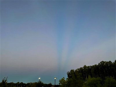 Day 250 - Anti-crepuscular Rays and the Belt of Venus photo