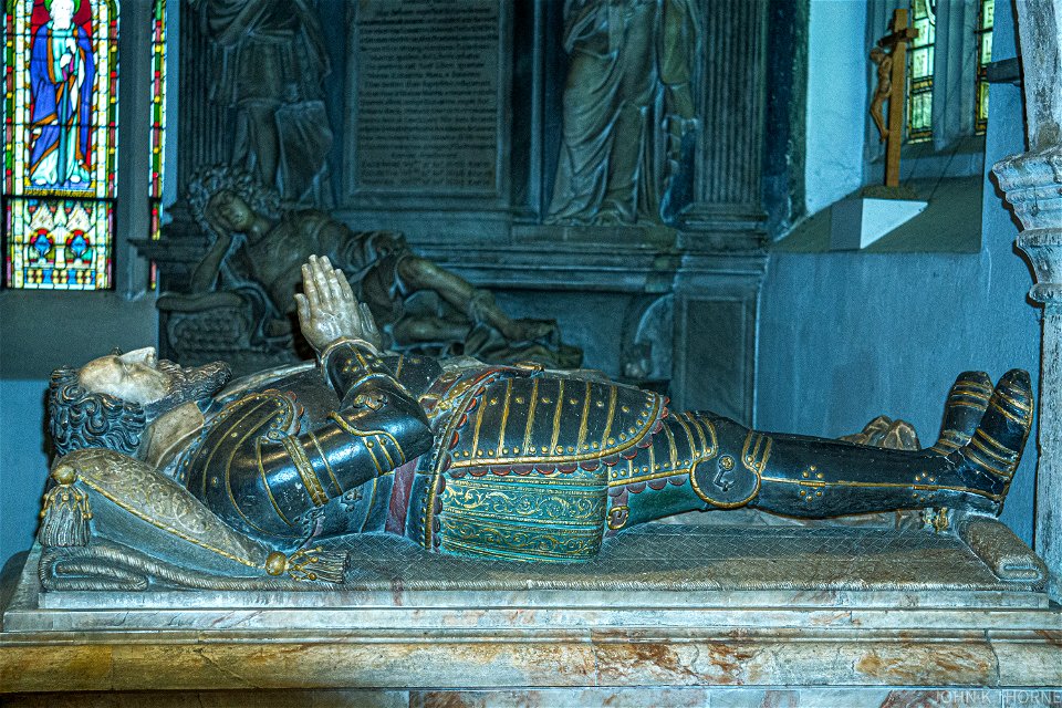The Culpeper Monument at the Church of St. Peter & St. Paul Aylesford, Kent, England