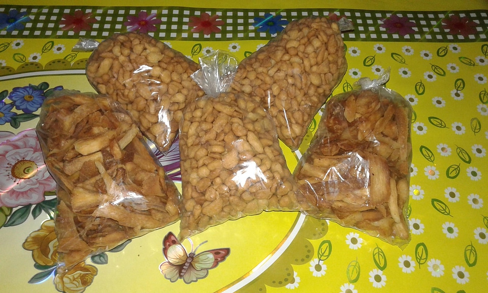 Aperitif cassava cassava chips