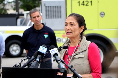 DOI Sec Haaland visiting NIFC_06172022 (36) photo