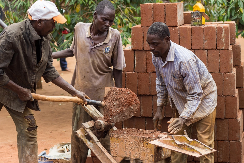 Worker people hard work