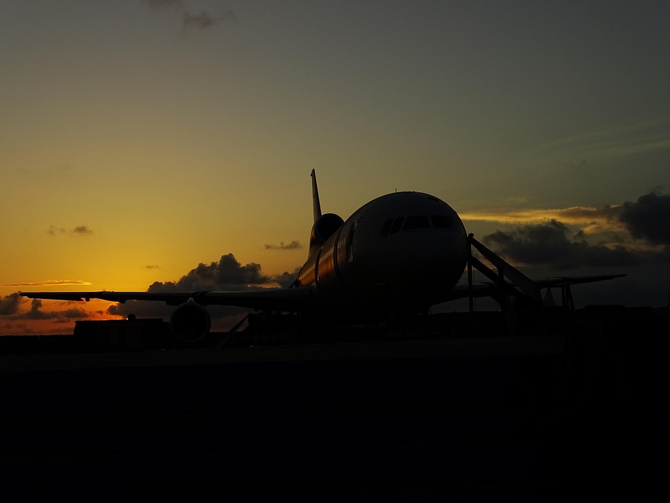 Landscape cityscape plane