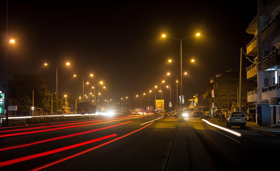 Road Night Traffic