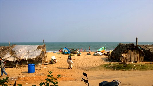 Serenity beach. Pondichery