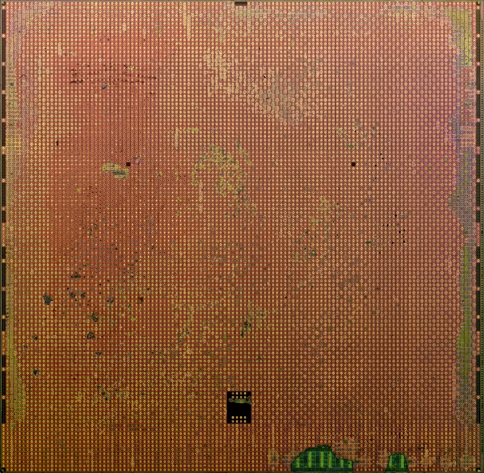 Fujitsu SPARC64 VII - Top metal - high resolution