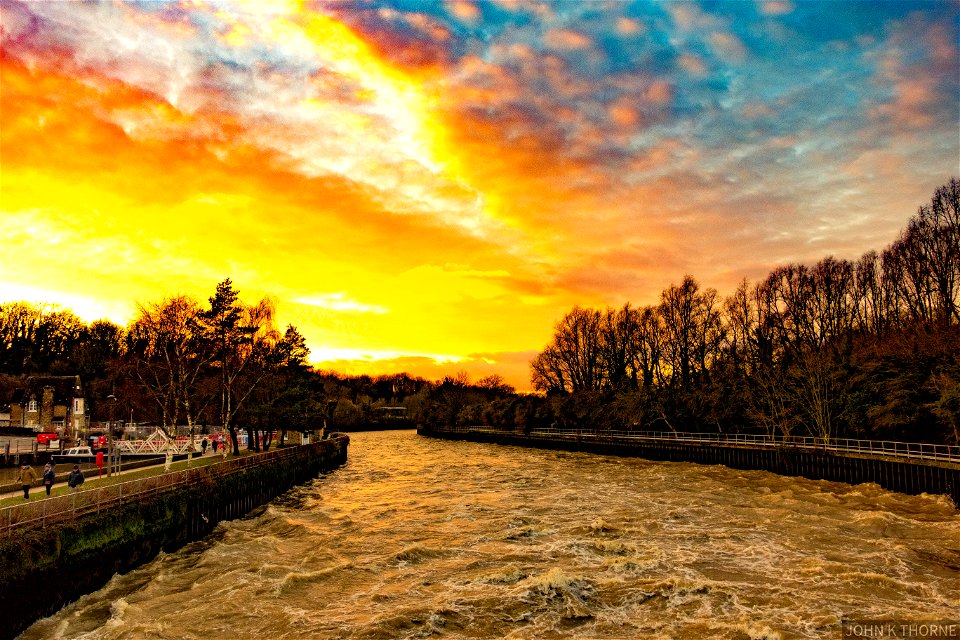Sunset at Thunder River