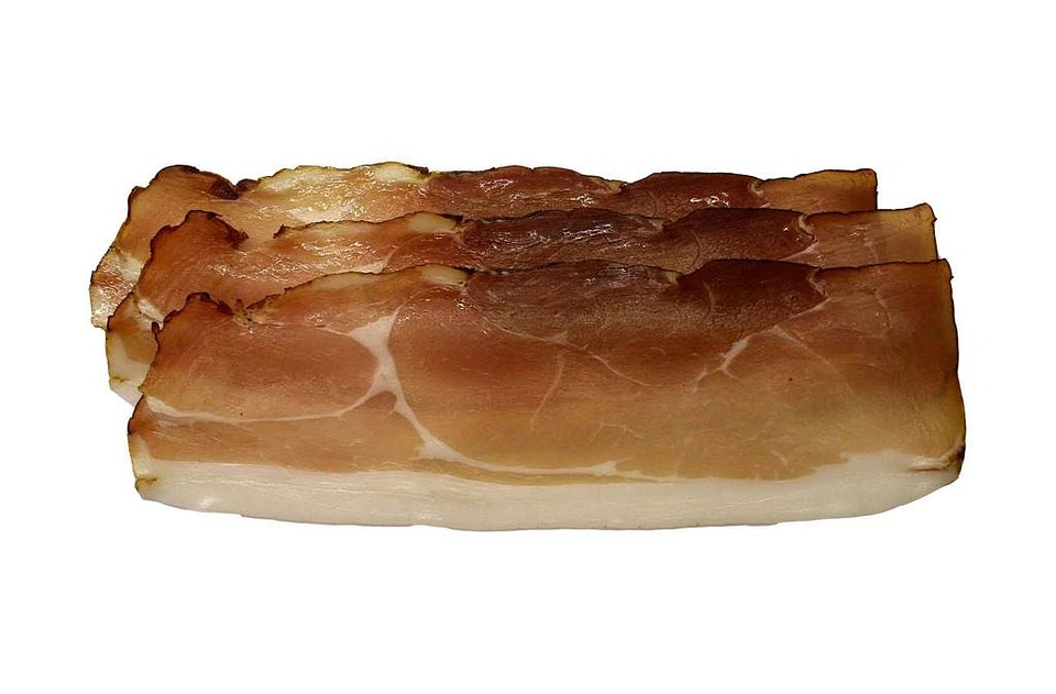 Smoked ham meaty eat