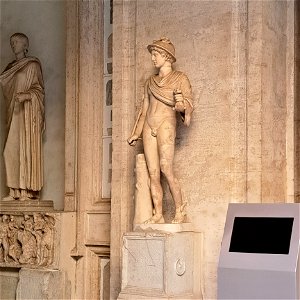 Hermes Ancient Greco Roman Capitoline Museum Rome Italy