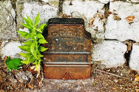 G R Ordnance Survey Height Marker Tonbridge Road Maidstone Kent