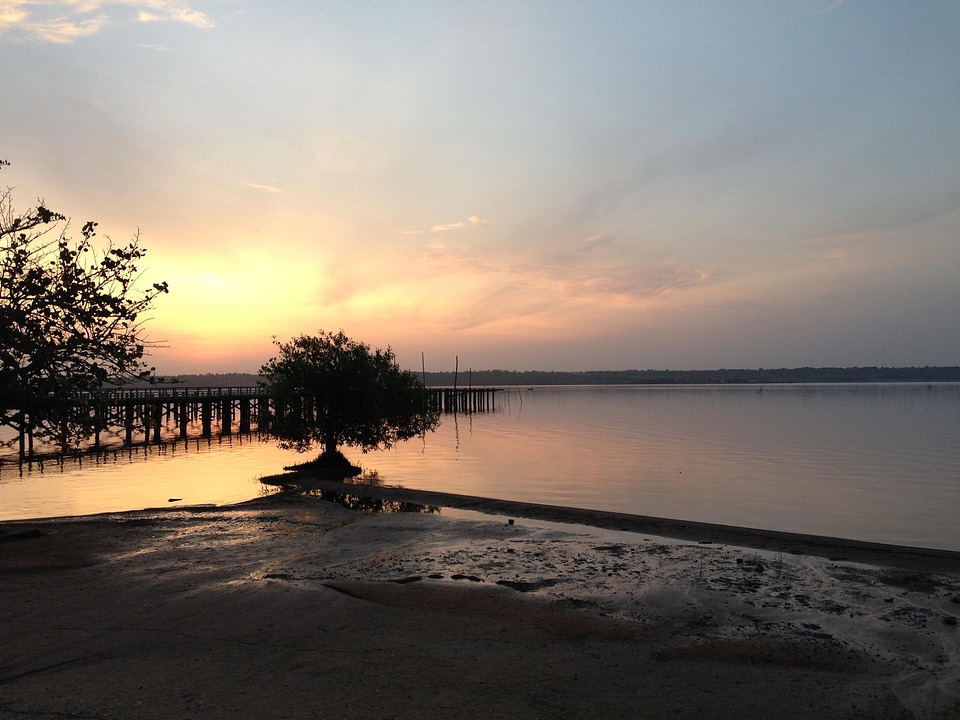 Landscape Sunrise Lake