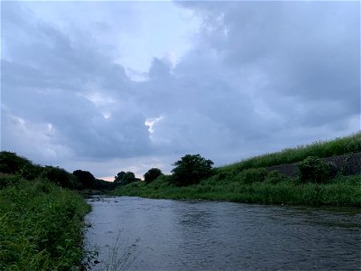 Yanase River in Shitajuku, Kiyose-shi
